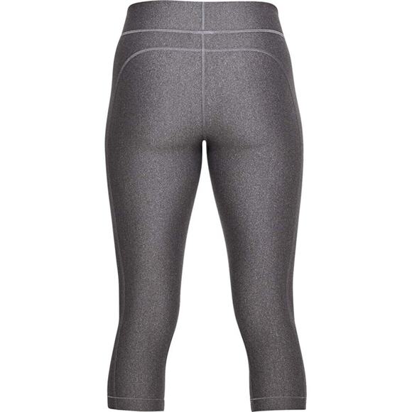 Under Armour Women's HeatGear Pull-On Capri Legging Stretch Charcoal XS, $35 NWT - Picture 4 of 6